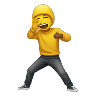 Quelqu’un qui fait un Dab sticker