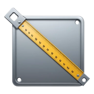 mac os icon square crop tool ruler sticker