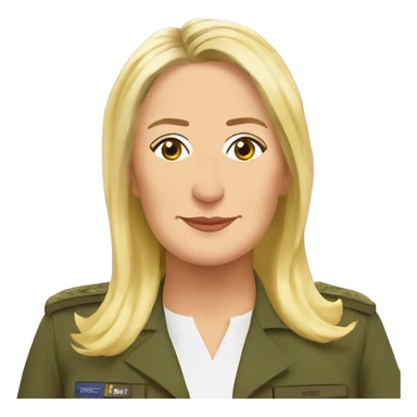 Marine le pen tunisienne sticker