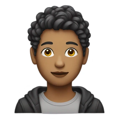 Non-binary person sticker