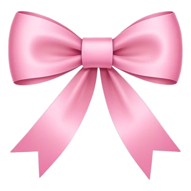 Super ultra-thin and stretched ribbon bow, as narrow as possible, single loop, no extra loops, no fluffy or rounded shapes, only one long and sleek ribbon, delicate, minimalist, NO DOUBLE LOOPS, NO THICKNESS, ONLY A SINGLE SLIM LINE pink sticker