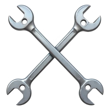 make me a retro-style wrench sticker
