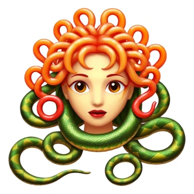  Medusa snake are made of jelly and candy  sticker