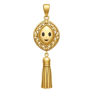 ade tassel pendant sticker