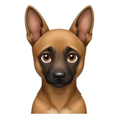 Belgian malinoise puppy sticker
