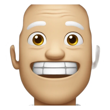 hide the pain harold grinning sticker