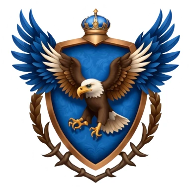 Hogwarts Ravenclaw crest Eagle sticker