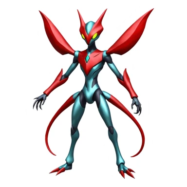Darkrai-Bisharp-Scizor-Deoxys-Fakémon-hybrid-creature (full body)  sticker