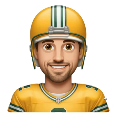 Aaron rodgers realistic image sticker