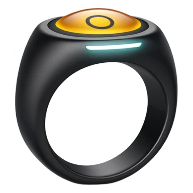 oura biometric ring shaped like an O sticker