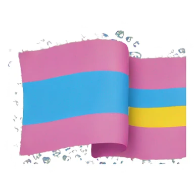 pansexual flag sticker