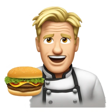 gordon Ramsey eat urger sticker