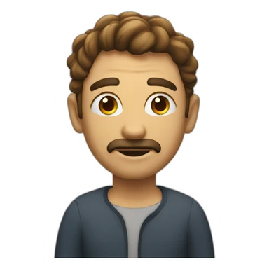 Man saying “calma Erick” sticker