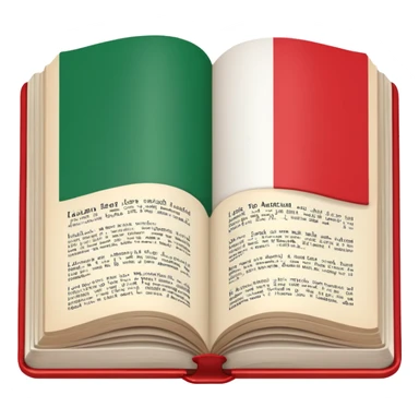 italian austrian flags in a dictionary sticker