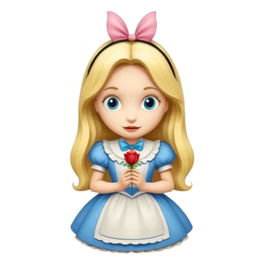 Alice in wonderland sticker
