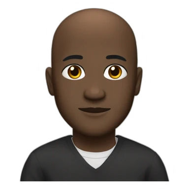 Maurice N Leacock bald, dark-skinned and 53 sticker