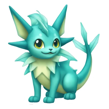 Vaporeon full body sticker