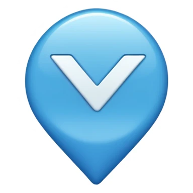 Create a verify parody badge  emoji with this ✅🔵 sticker