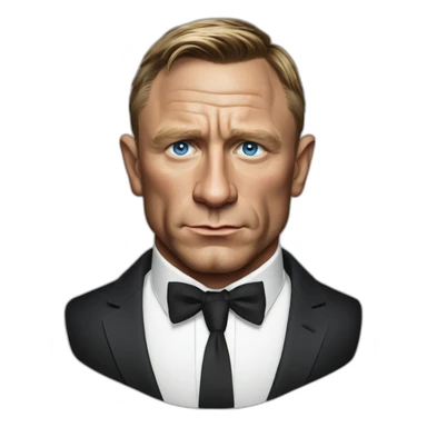 Daniel Craig Mean sticker