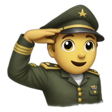 salute plus tear sticker