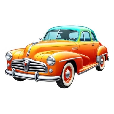 classic cars sticker