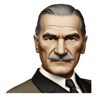 MUSTAFA KEMAL ATATÜRK TÜRKİYE DEVLETİNİN KURUCUSU.Gerçekçi Atatürk çiz. sticker