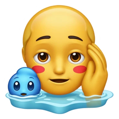 dog drinking piss from a boy sticker