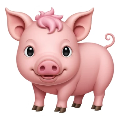 mythical pig sticker