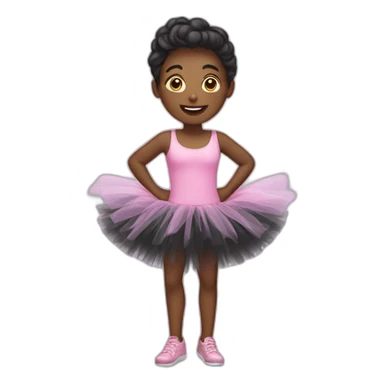 Chat avec un tutu sticker
