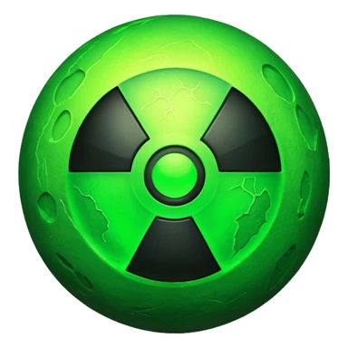 Radioactive sticker
