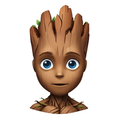 groot like stitch just change eyes color to the blue  sticker