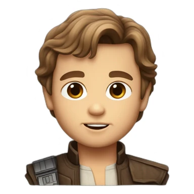 Baby han solo sticker