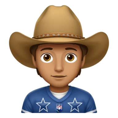 Cowboys fan sticker