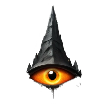 Eye of Sauron on a tower of Mordor sticker