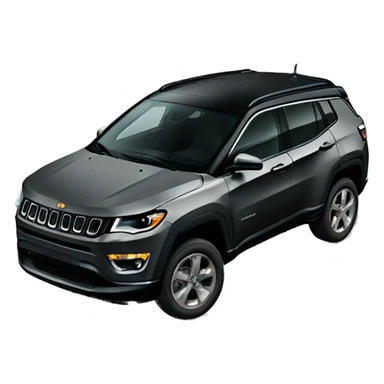 Dark grey jeep compass sticker