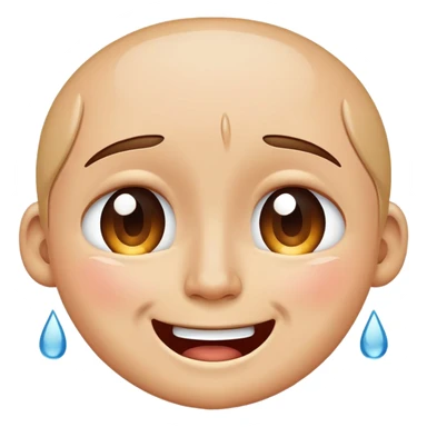 face with tears of joy, happy crying face sticker