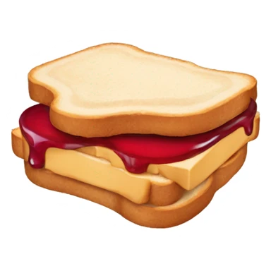 Peanut butter jelly sandwich  sticker