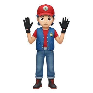 Ash Ketchum (full body) sticker