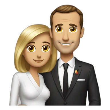 macron tombe amoureux d'une momie d'Égypte sticker