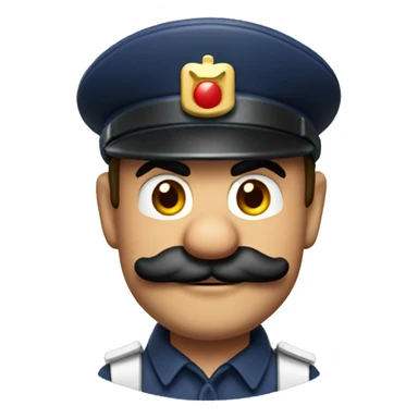 Mario le policier  sticker