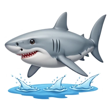 Tiburón con zapatos  sticker