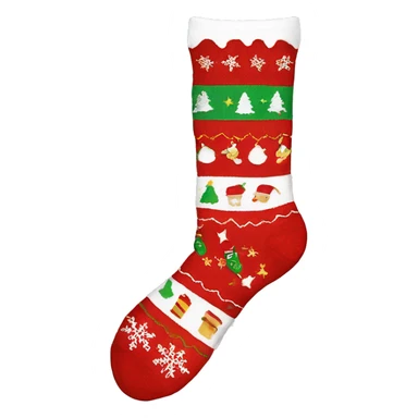 aesthetic Christmas socks sticker