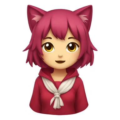 ruby Neko girl sticker