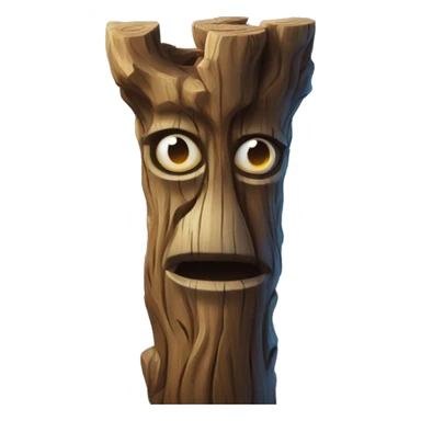 mystic wood totem sticker