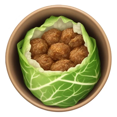 sarmale traditional romanian food in apot sticker