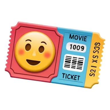 theatre movie ticket sticker