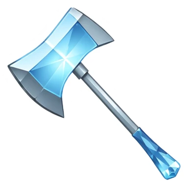 diamond item axe from Minecraft sticker