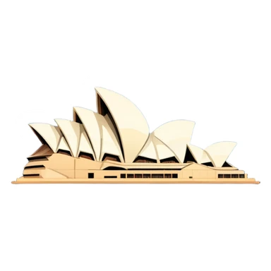 Sydney Opera House with fireworks and water reflections sticker