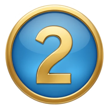 Create an emoji for squad number 2.
This is the best squad, with the most performance, power and knowledge

Make it like an iphone emoji
I want an emoji style to it sticker