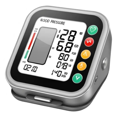 digital bp monitor sticker